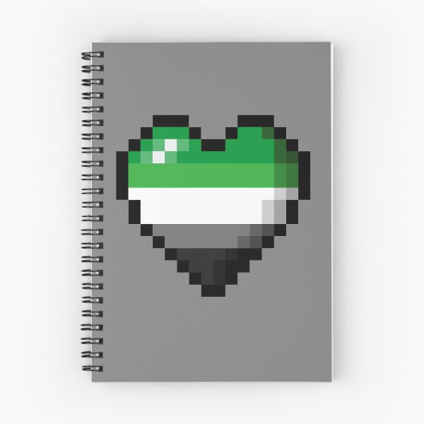 Item preview, PIXEL AROMANTIC HEART designed and sold by MysticPotato.