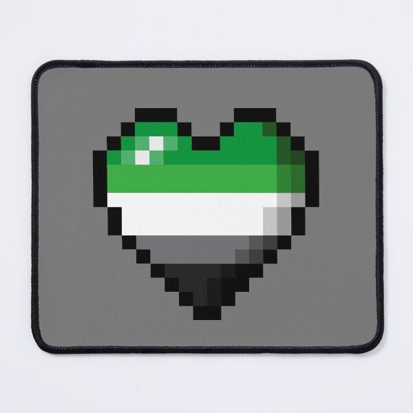Item preview, PIXEL AROMANTIC HEART designed and sold by MysticPotato.
