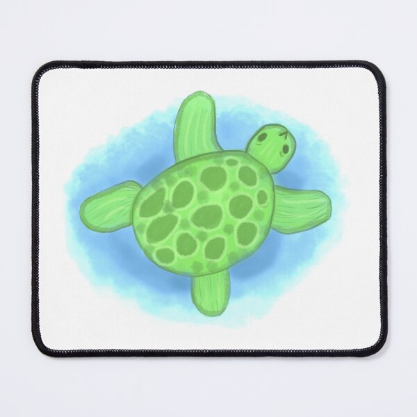 Item preview, Happy Sea Turtle Illustration designed and sold by kelnan.