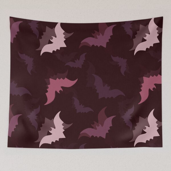 Item preview, Bat pattern red designed and sold by thatsit-itslit.