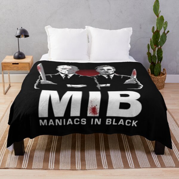Item preview, MIB maniacs in black illustration designed and sold by Sovik Goswami.
