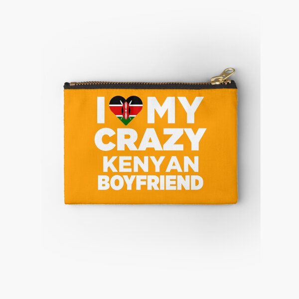 Item preview, I Love My Crazy Kenyan Boyfriend Cute Kenya Native T-Shirt designed and sold by AlwaysAwesome.