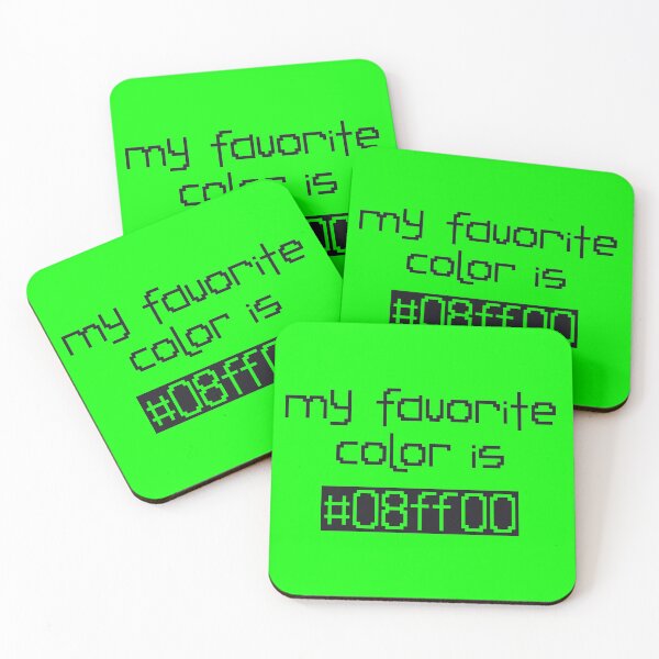 Item preview, My Favorite Color Is #08ff00 designed and sold by rin3d .