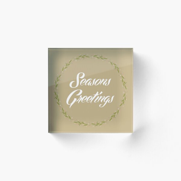 Item preview, Seasons Greetings Wreath designed and sold by YingDude.