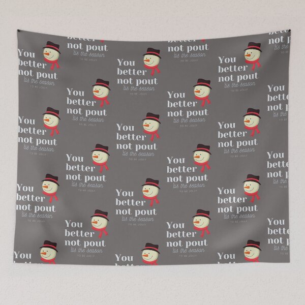 Item preview, You better not pout. It is the season to be jolly. designed and sold by JockArts.