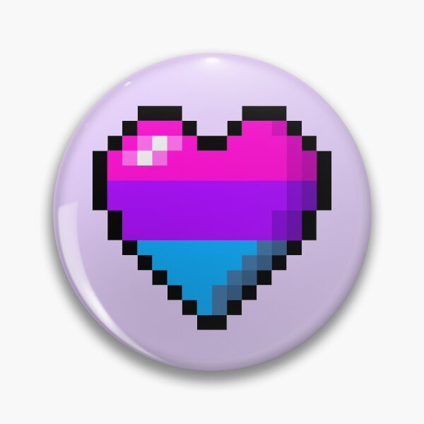 Item preview, PIXEL BISEXUAL HEART designed and sold by MysticPotato.