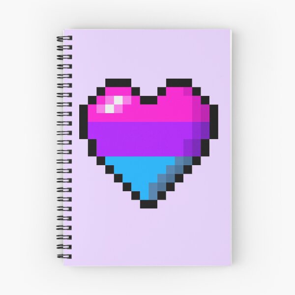 Item preview, PIXEL BISEXUAL HEART designed and sold by MysticPotato.
