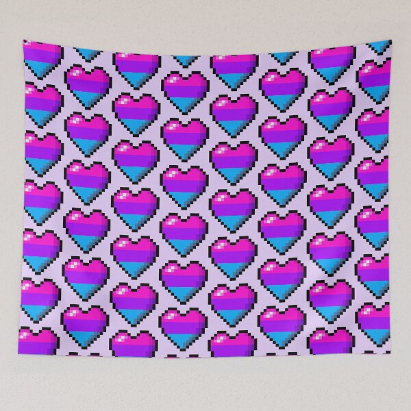 Item preview, PIXEL BISEXUAL HEART designed and sold by MysticPotato.