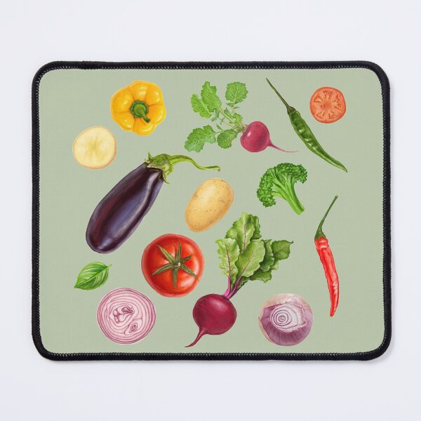 Item preview, Veggies Pattern designed and sold by Alicia Chee.