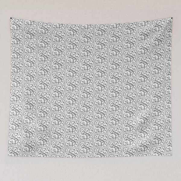 Item preview, Morrisesque - decorative initial letter S designed and sold by NEEDL-Designs.