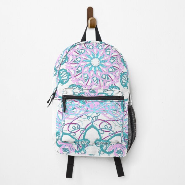 Item preview, ֎ STARFISH ֍ Scribbles ~*Pink Sucker Punch*~ Ocean Sea Marine Fish Creature ~ Mandala Medallion Kaleidoscope Sacred Geometry designed and sold by Spinning Plates 360.