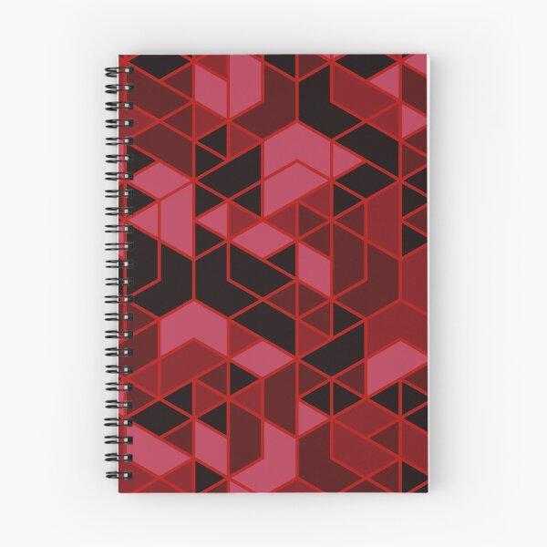 Item preview, Abstract geometric red pattern designed and sold by urban-color.