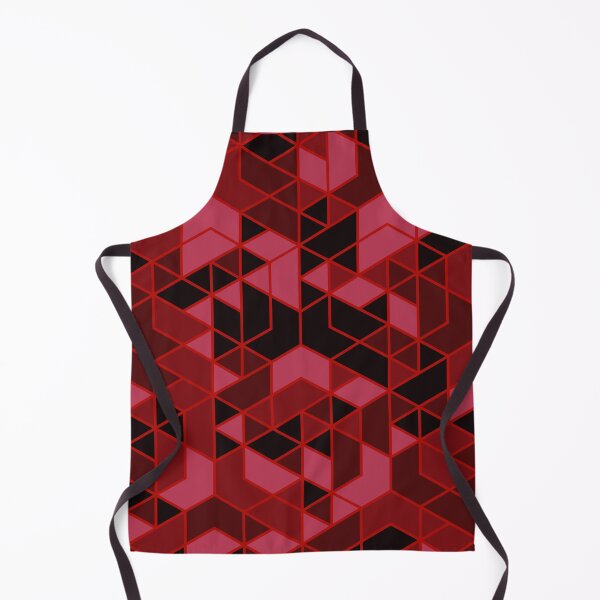 Item preview, Abstract geometric red pattern designed and sold by urban-color.