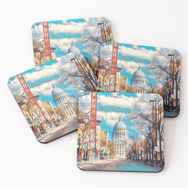 Item preview, Madison Wisconsin designed and sold by Sofia-Draws.