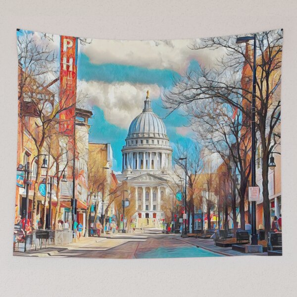 Item preview, Madison Wisconsin designed and sold by Sofia-Draws.