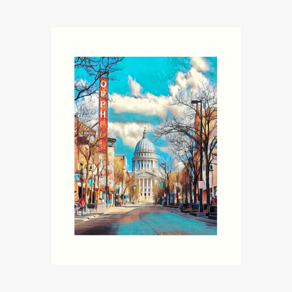 Item preview, Madison Wisconsin designed and sold by Sofia-Draws.
