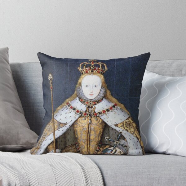 Item preview, Queen Elizabeth I portrait art designed and sold by Vintage Designs +.