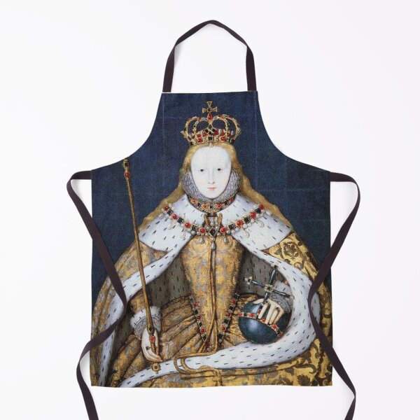 Item preview, Queen Elizabeth I portrait art designed and sold by Vintage Designs +.