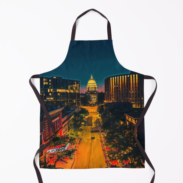Item preview, Madison Wisconsin by Night designed and sold by Sofia-Draws.