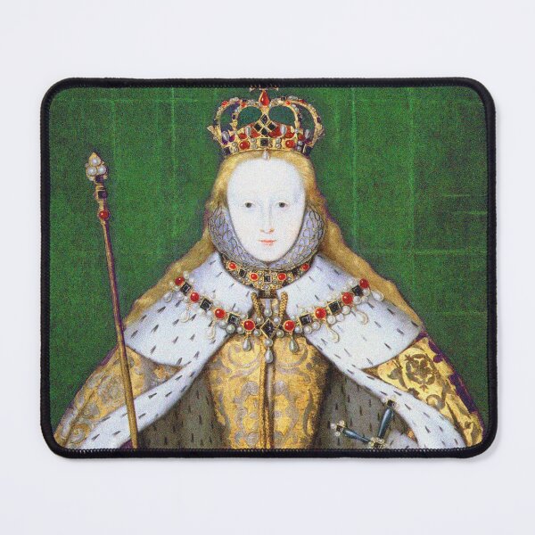 Item preview, Queen Elizabeth I portrait art designed and sold by Vintage Designs +.