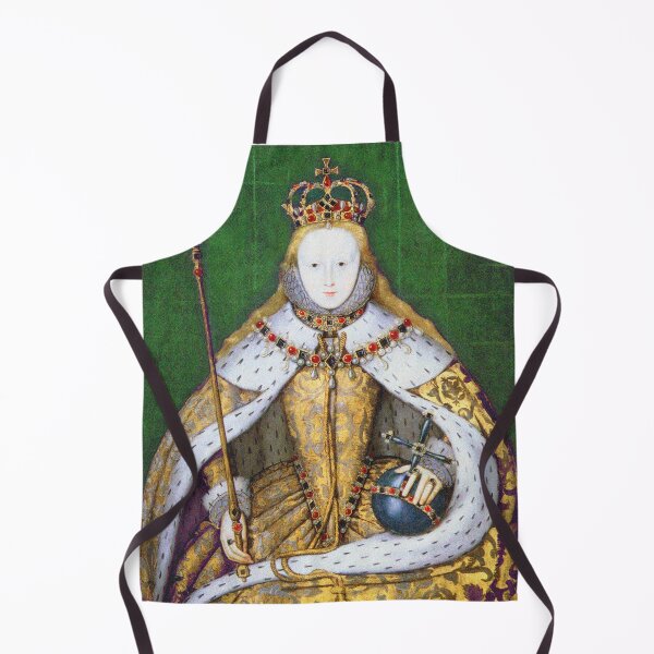 Item preview, Queen Elizabeth I portrait art designed and sold by Vintage Designs +.