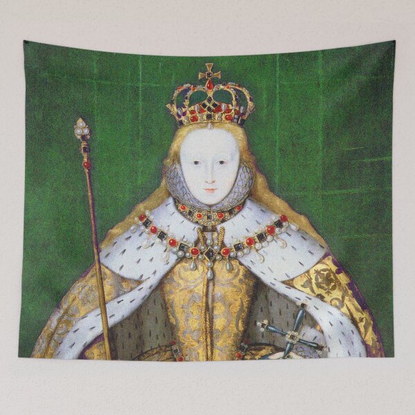 Item preview,  Queen Elizabeth I portrait art designed and sold by Vintage Designs +.