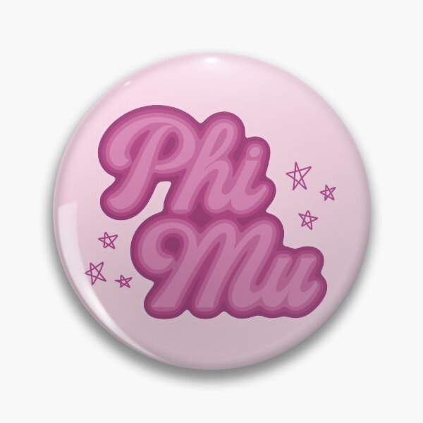 Phi MU Sweet Heart Button