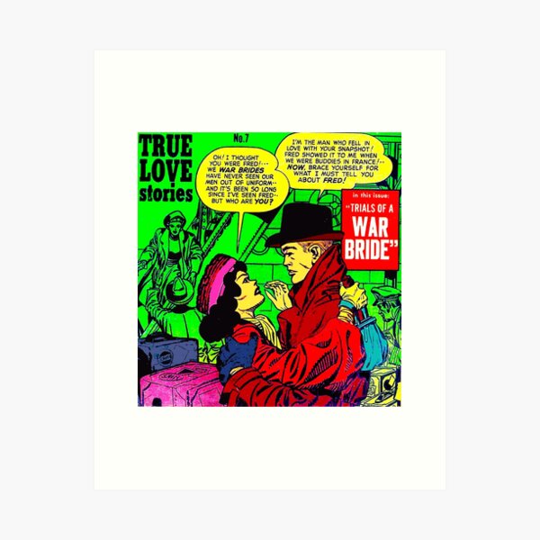 1948 Young Romance 7 cover by Jack Kirby Art Print