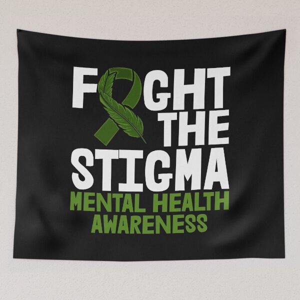 Item preview, Fight The Sigma Mental Health Awareness designed and sold by Bendthetrend.
