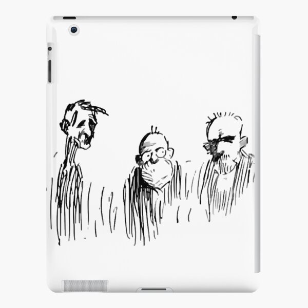 Three men from the Gilded Age. What are they thinking? iPad Snap Case