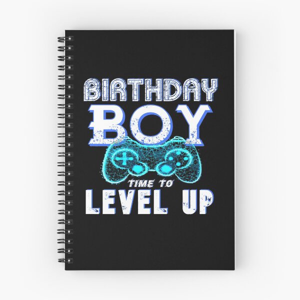 Item preview, birthday boy time to level up gamer boys birthday gifts  designed and sold by Havic  Tees.