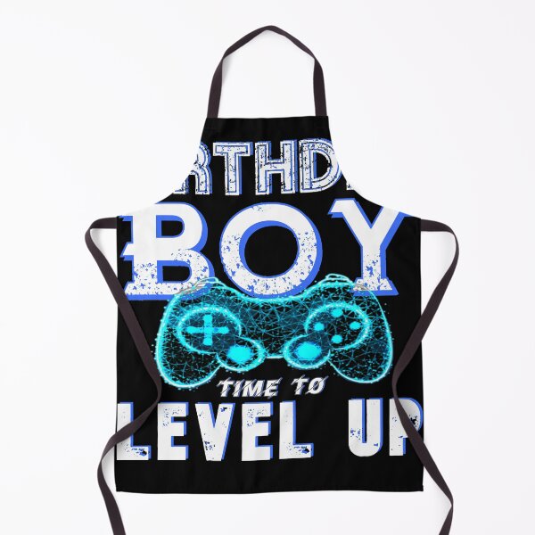 Item preview, birthday boy time to level up gamer boys birthday gifts designed and sold by Havic Tees.
