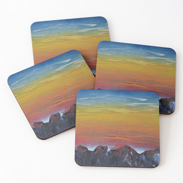 Item preview, Cold mist arising at sunset designed and sold by George Hutton Hunter.