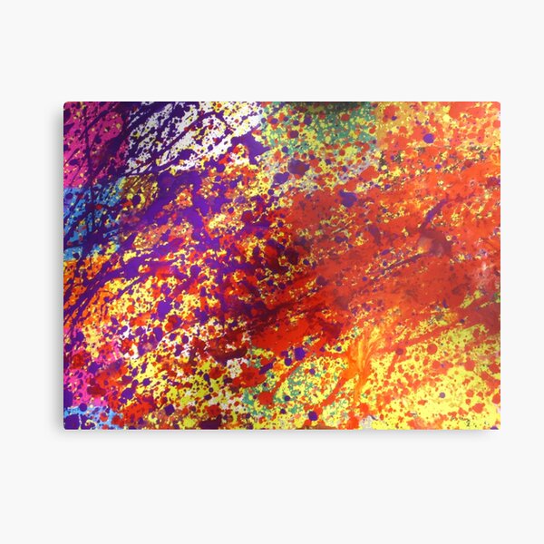 Splatter 1 Metal Print