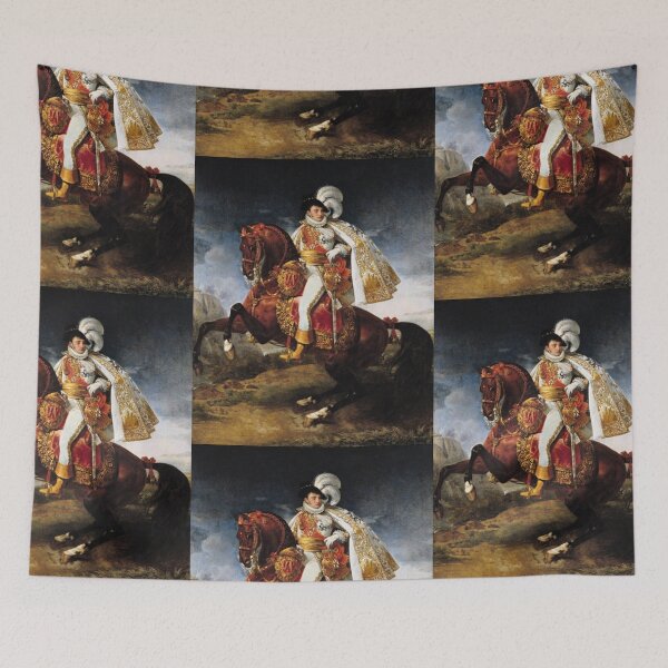 Item preview, Vintage royal on horseback designed and sold by Vintage Designs +.