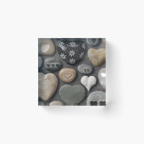Item preview, Stone heart design designed and sold by KraftsbyDesign.