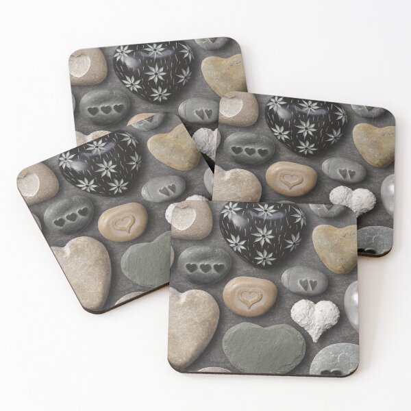 Item preview, Stone heart design designed and sold by KraftsbyDesign.