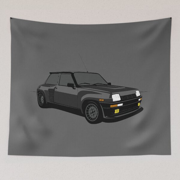 Item preview, Dark Gray 1980s French Turbocharged Mid-engine Hatchback designed and sold by ApexFibers.
