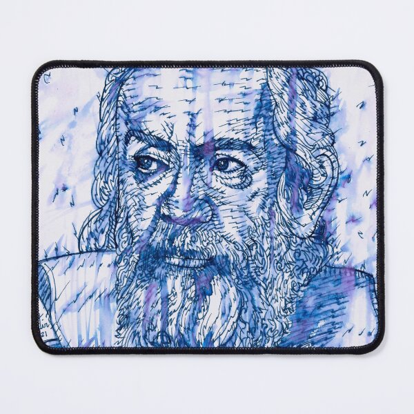 Item preview, GALILEO GALILEI watercolor and ink portrait designed and sold by lautir.