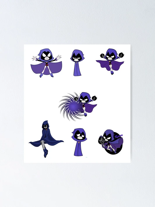 GRAPHICS & MORE Teen Titans Go! Raven Hunde-Halstuch - Baumwoll-Poly-Mischung, 53x53 Cm, Für Mittlere Bis Große Hunde