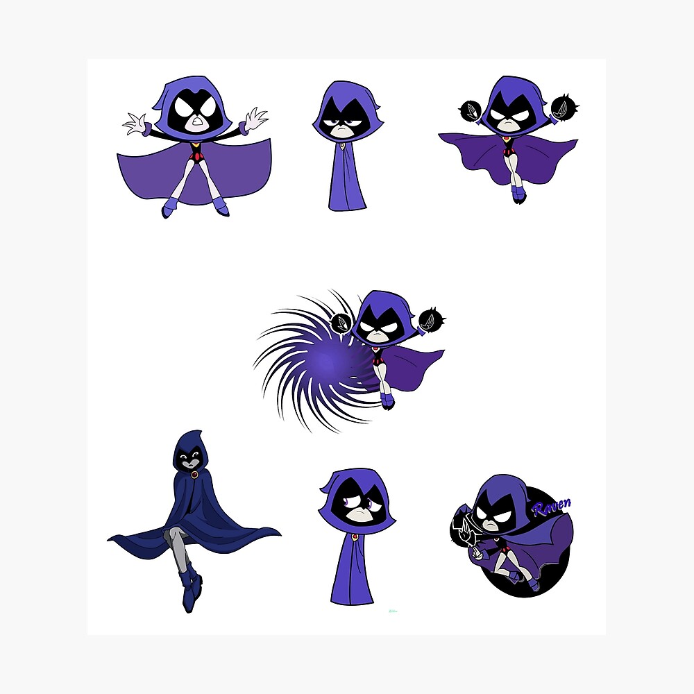 teen titans teenage go raven pack 