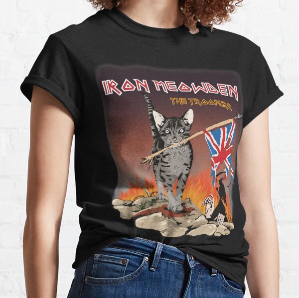 iron maiden cat shirt