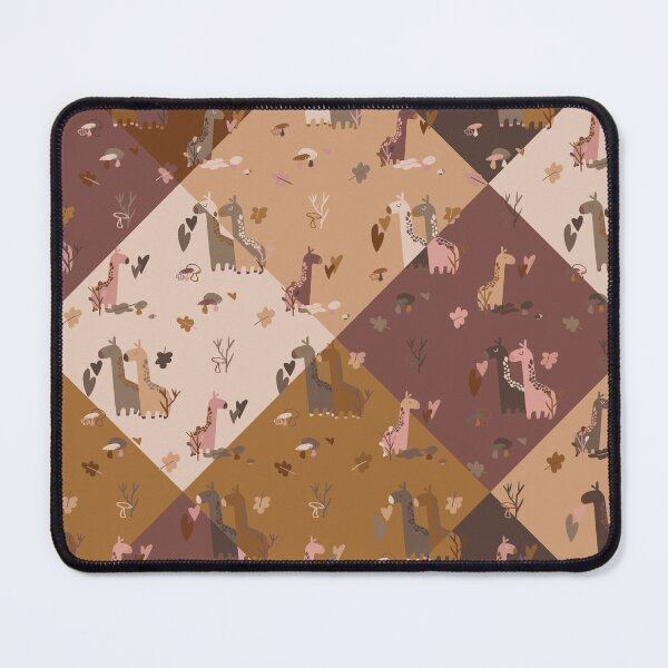 Item preview, Giraffe Family Brown Patchwork designed and sold by Nadhieyo Yo.