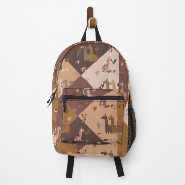 Item preview, Giraffe Family Brown Patchwork designed and sold by Nadhieyo Yo.