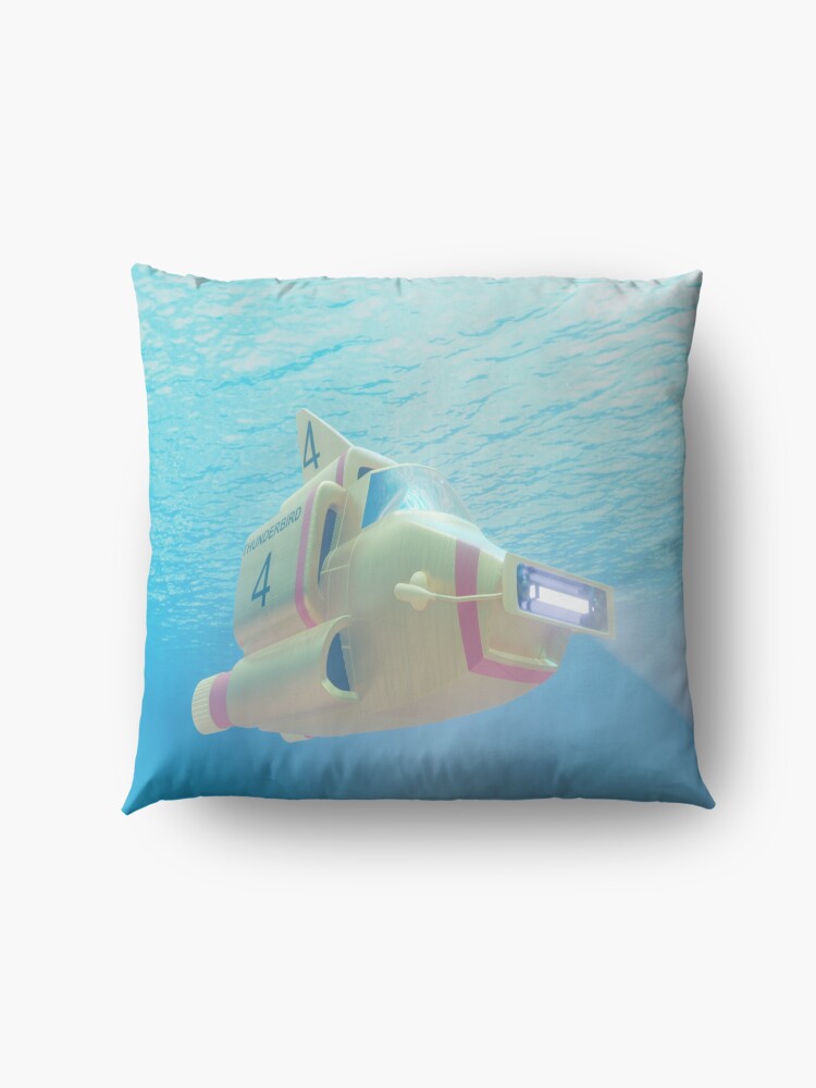 Alternate view of Thunderbird 4 Undersea Rescue Craft Floor Pillow