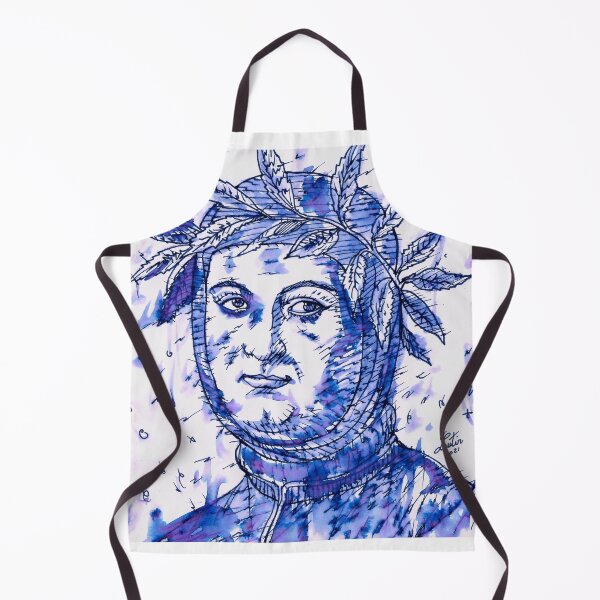 Item preview, PETRARCA watercolor and ink portrait designed and sold by lautir.