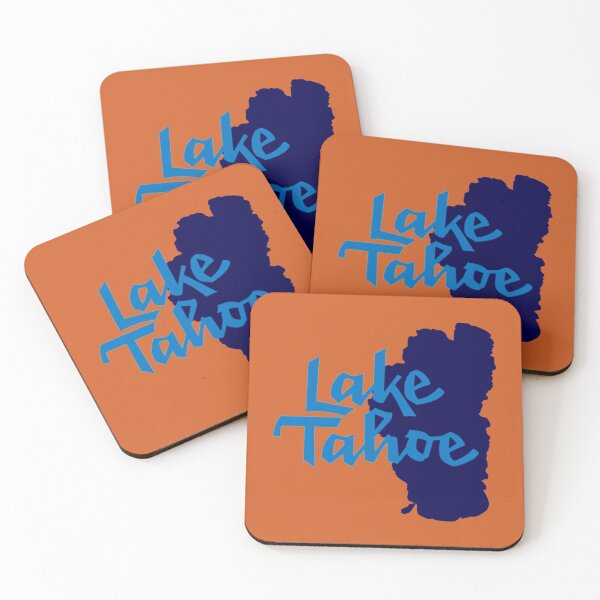 Item preview, Lake Tahoe lake outline designed and sold by VintagePosteria.