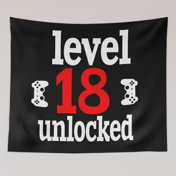 Item preview, LEVEL 18 UNLOCKED. designed and sold by leicha.