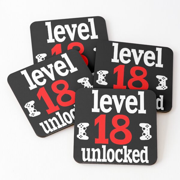 Item preview, LEVEL 18 UNLOCKED. designed and sold by leicha.