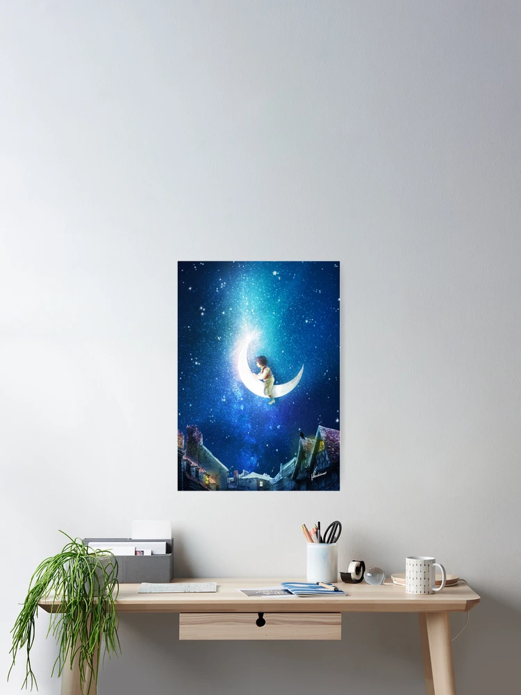 Thumbnail 2 of 3, Poster, Moon Rider designed and sold by DVerissimo.